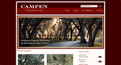 Desktop Screenshot of campenproperties.com
