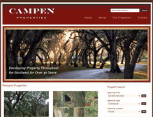 Tablet Screenshot of campenproperties.com